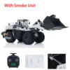 XDRC 580 RC Wheeled Loader 1/14 Scale Hydraulic Metal Remote Control Car Painted Assembled Model with Sound Light Set RC Toy 4