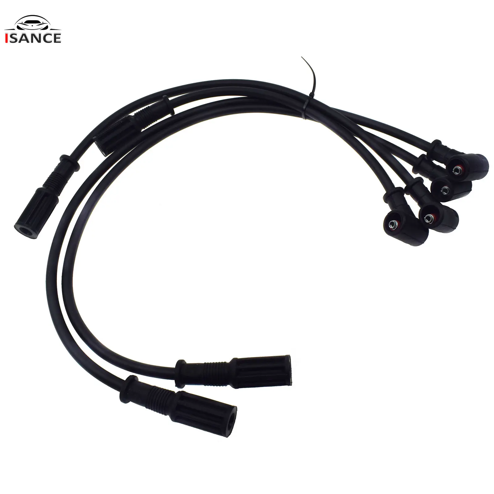 New Ignition Cable Plug Wires Wiring Set Black 68354541AA For Fiat Mobi 2017 2018 2019 2020 2021 683 545 41AA