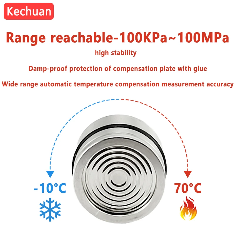 I2C pressure sensor diffusion silicon core pressure transmitter 3.0-5V low-power supply IoT TTL