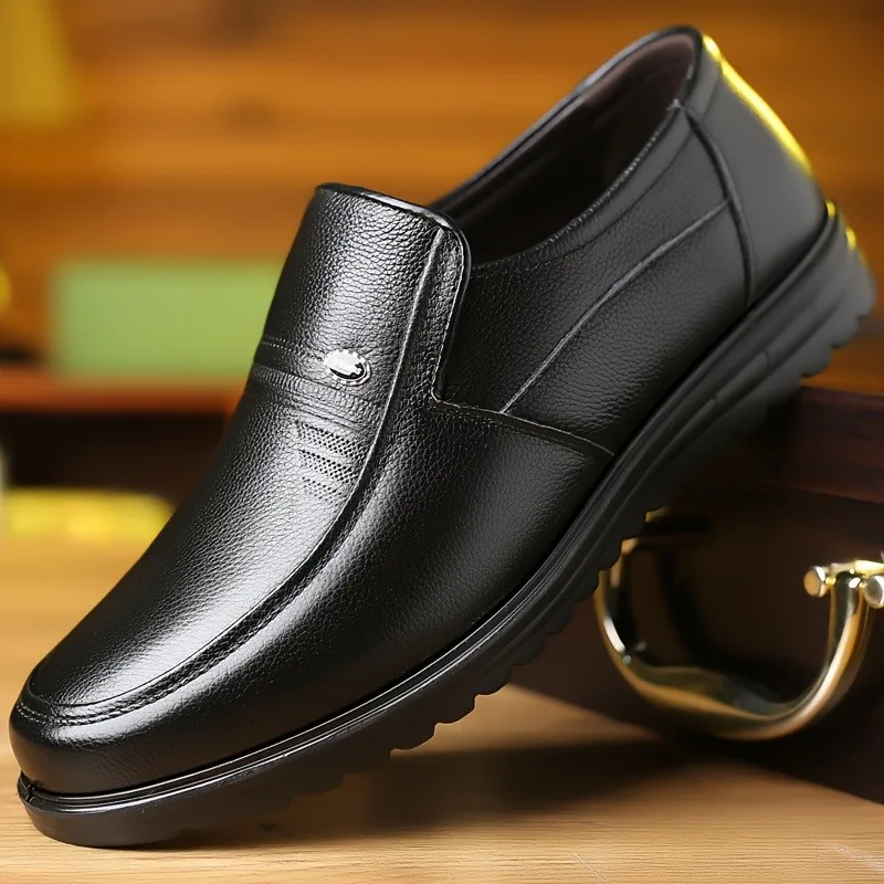 รองเท้าหนังแท้คลาสสิก นุ่มสบาย ระบายอากาศดี