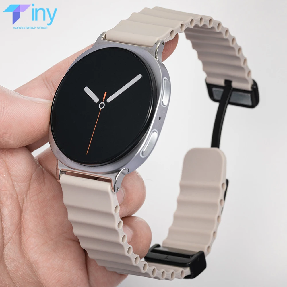 Magnetic Silicone Sport Watchband Strap