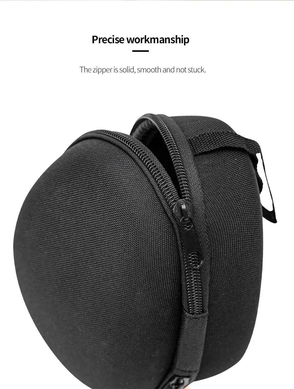 Description Picture 6 of itemPortable Fishing Reel Bag Protective Case Black 15.5cm Waterproof EVA Outdoor Cover Boxs For Spinning Reel Fishing Tools Tackles