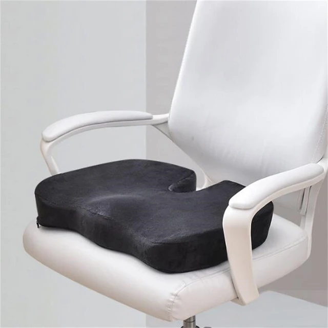 Memory Foam Comfort Seat Cushion For Car Office Chair Tailbone Pain Relief  Cushion Coccyx Cushion Sciatica Pillow For Sitting - AliExpress