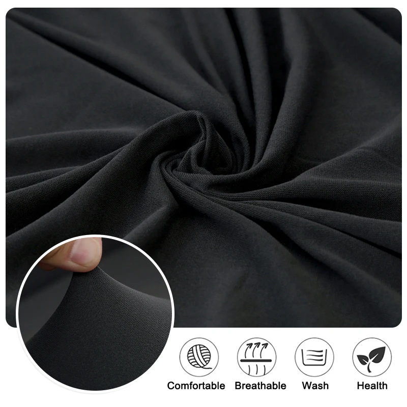 Waterproof XL Size Chair Cover Stretch Dining Seat Cover With Back Long Back Cover Chair Washable For Home Wedding Hotel Banquet 3