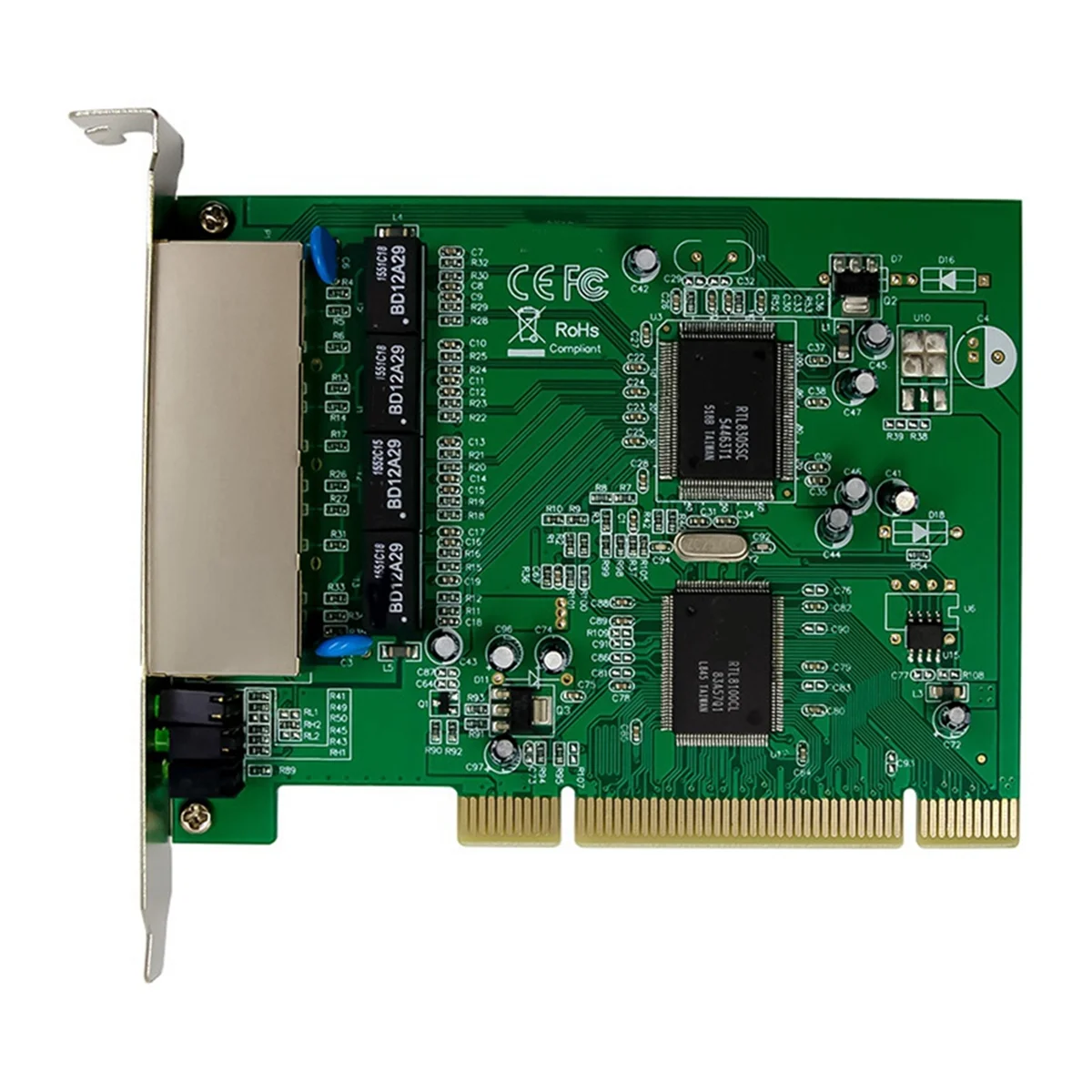 

PCI Fast Ethernet 10/100 Мбит/с RTL8305SC + RTL8100CL чипсет четырехпортовый RJ45 сетевой коммутатор Lan