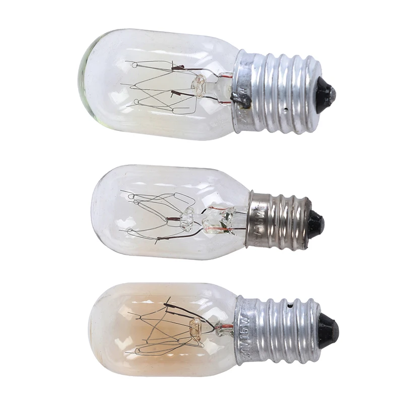 15w Refrigerator Bulb Microwave Light E12/E14/E17 Toaster/Steam Bulb 230V High Temperature