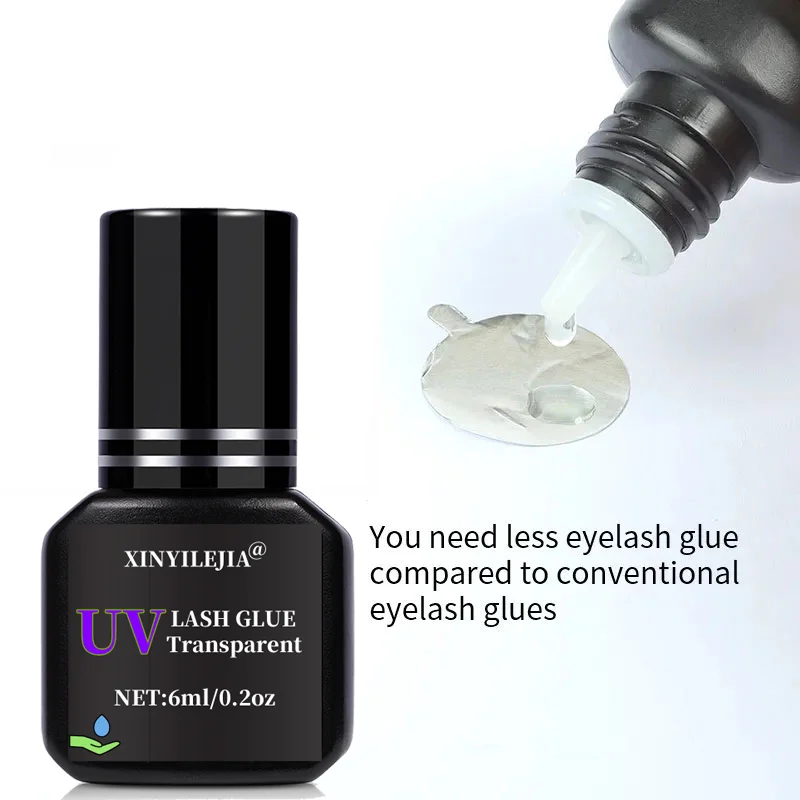 NEUES UV-Wimpernkleber-Gel 6 ml für gefälschte Wimpern, Wimpernverlängerungskleber, lichthärtend, schnell trocknend, langlebig, professionelles Zubehör – Detail 9