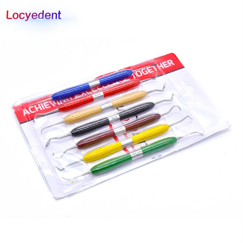 

Dental Resin Filler Aesthetic Restoration Kits Fit For Resin Knife Plastic Dresser With Silicone Handle Dentistry Materials Sets