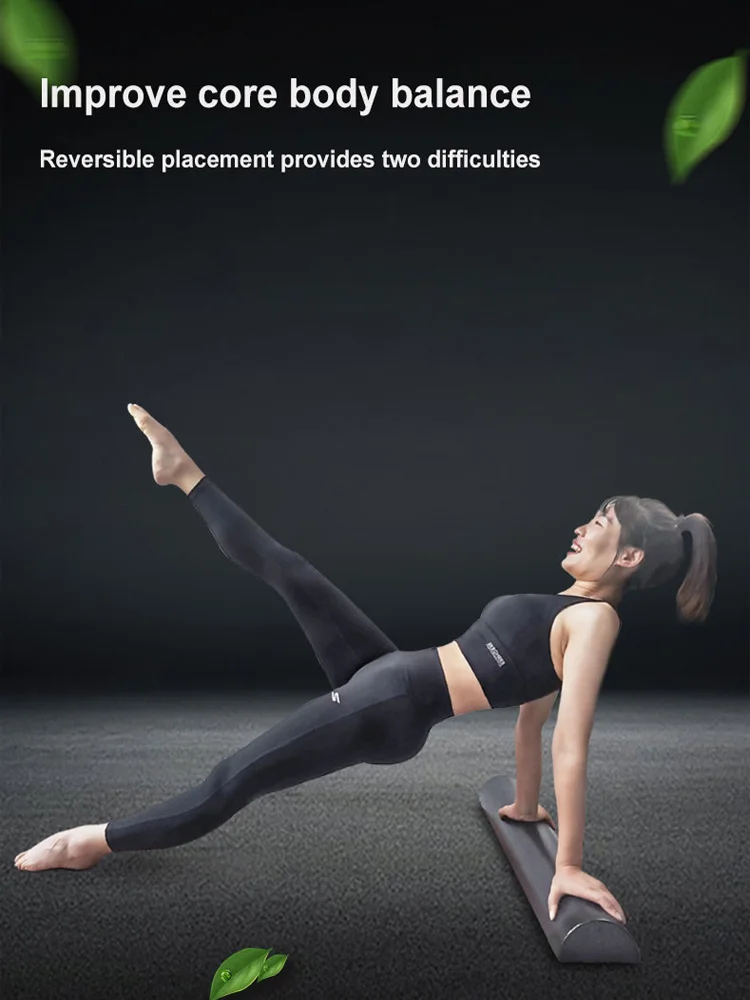 30/45cm Half Round Epp Foam Roller Foam Roll Yoga Pilates Fitness Gym Fitness Exercise Yoga Blocks With Massage Floating Point