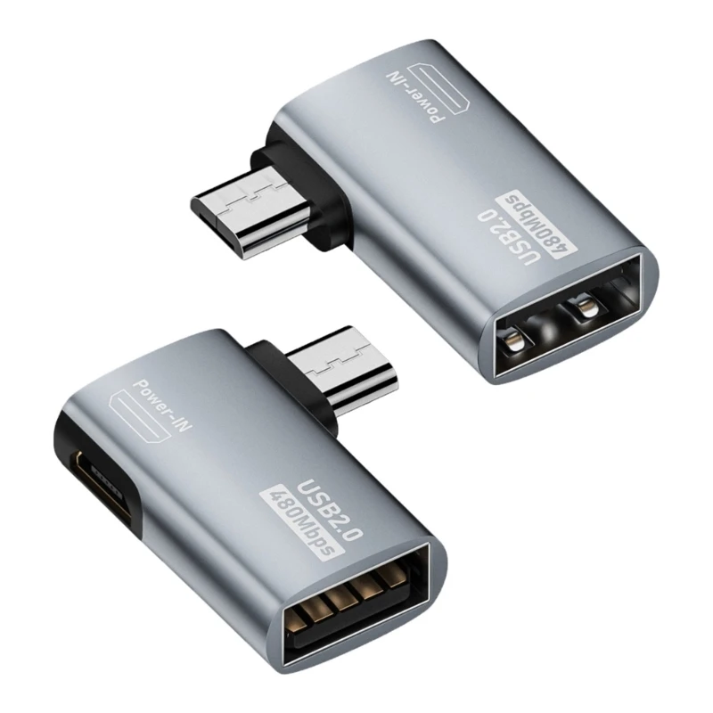 

Compact Micro USB Male to USB Female OTG Adapters Reliable Power Supply