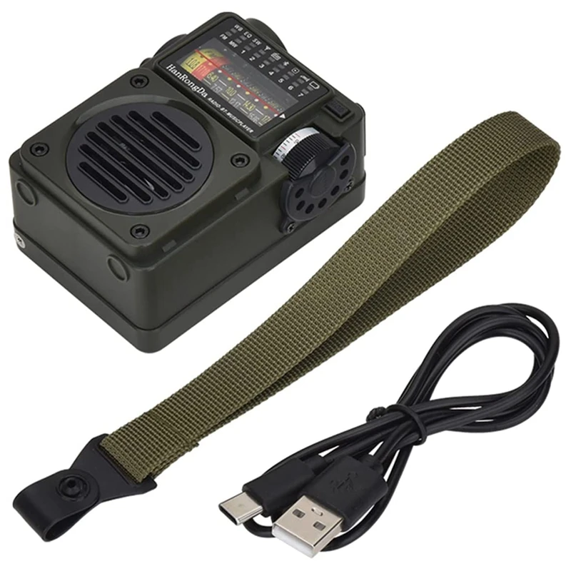 

Radio Player HRD-700,FM/AM/SW/WB Full Band Broadcast Reception, Airband Radio Support Bluetooth, TF Card Playback
