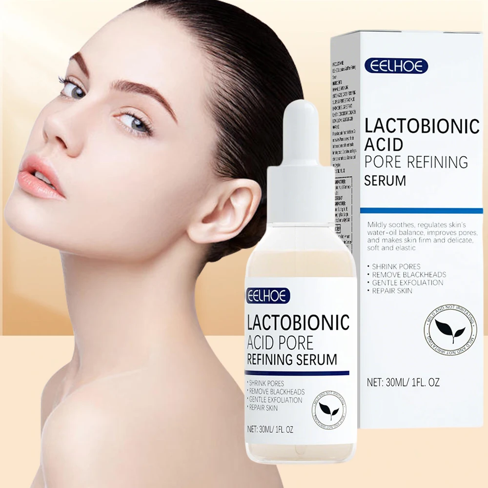 Lactobionic Acid Shrink Pores Facial Serum Lifting Firming Fine Line Smooth Deep Nourish Moisturizing Facial Skin Essence 3