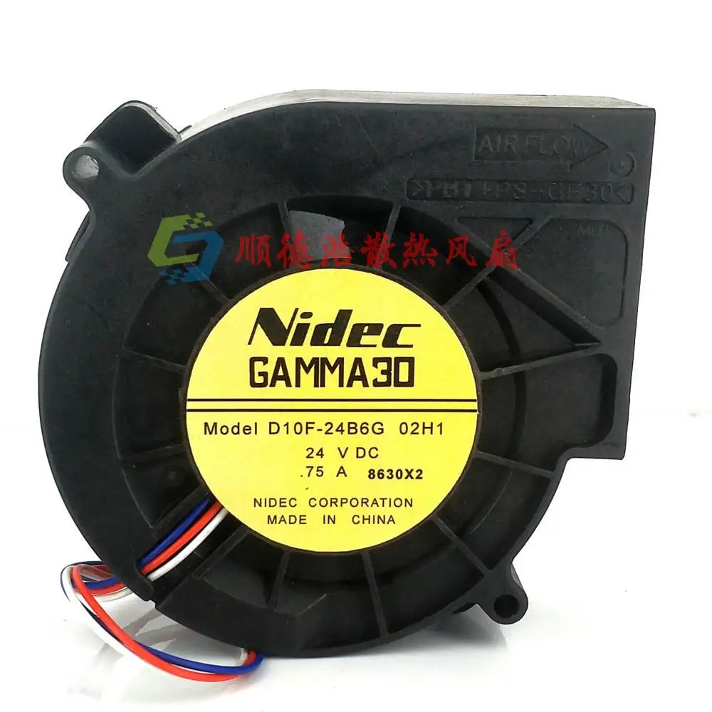 Оригинальный телефон GAMMA30 D10F--24B6G 02H1 24 В 0.75A 9733 9 см  3-проводной центробежный Турбовентилятор охлаждающий вентилятор