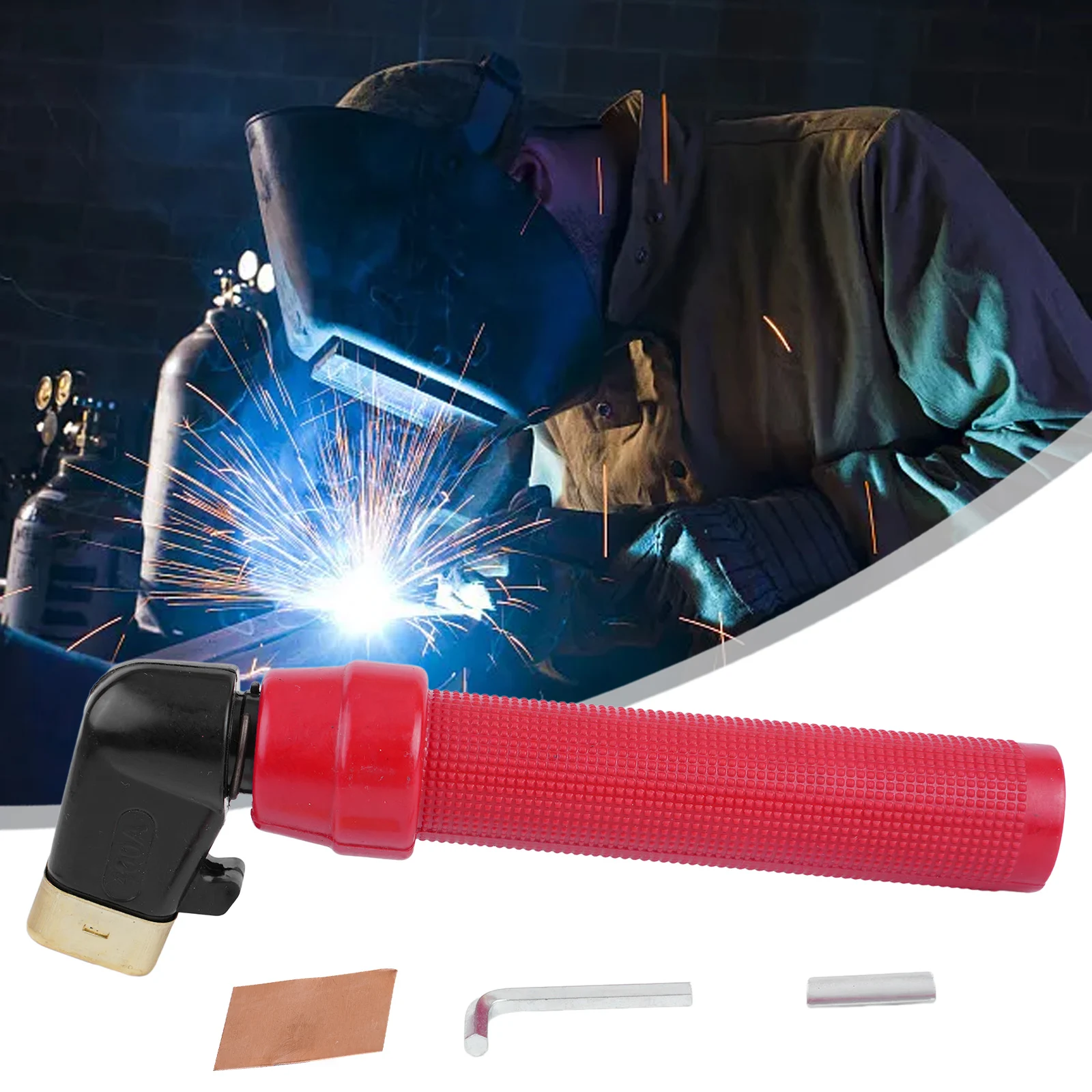 1PC 380V 300-400A Welding Electrode Holder ARC MMA Arc Welding Holder Pliers For Heavy Duty Applications