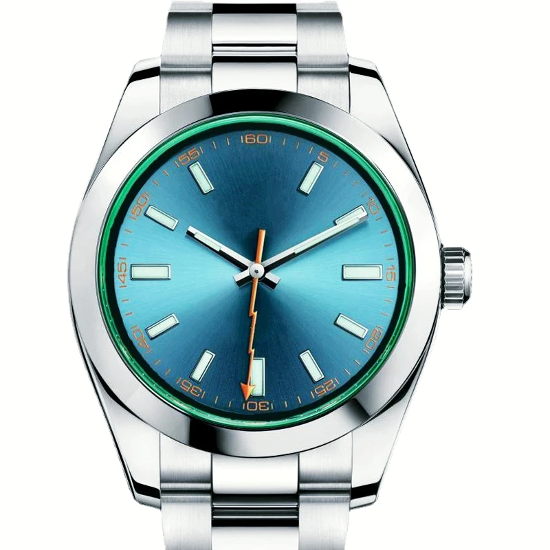 

mens mechanical automatic lady black green blue watch