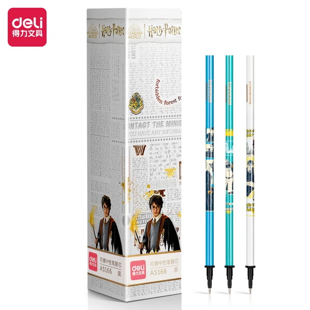 Blue Erasable Gel Pen Harry Potter  Retractable Erasable Gel Pen - 3pcs  A657 - Aliexpress