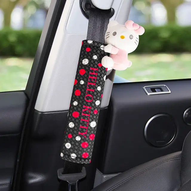 Sanrio Car Seat Cover Hello Kittys Accessories Cute Beauty Car Decoration Supplies Interior Girls Gift