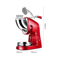 Machine à glace pilée professionnelle pour salons de thé, smoothies et glaces pilées, avec fonction mixeur 5