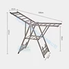 Aluminum Folding Butterfly Shape Clothes Drying Display Rack Outdoor Adjustable Cloth Stand Clothes Airer Dryer Rack 6