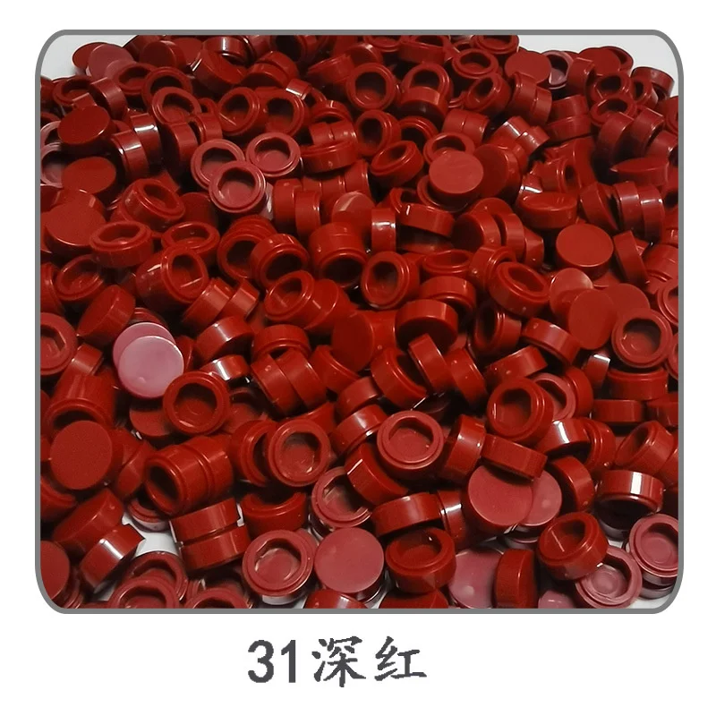 500-Piece Round Tile Set for Mosaic Art and Creative Building