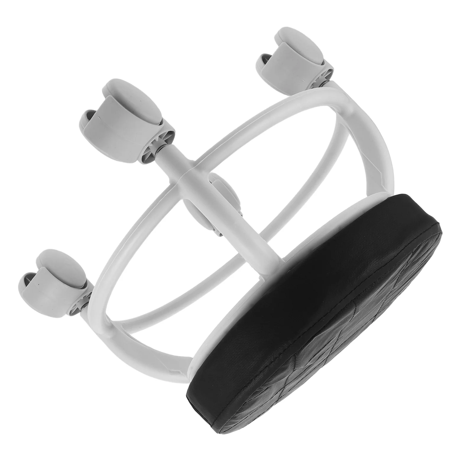 Portable Beauty Stool Massage Chair Small Rolling Desk Stool Workshop Garage Swivel Seat Round Spa Foot Office