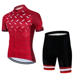 Men's Rainbow Team Cycling Jersey Set - Short Sleeve Summer Road Bike Apparel - S (Pic Color)