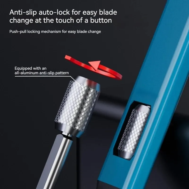 Carving knife Pen-shaped DIY Aluminum Handle Comes with 5 Replaceable Horseshoe Art Blades