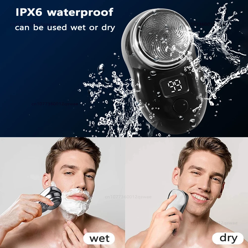 Mini Electric Shaver Pocket Size Electric Shaver for Men Rechargeable Portable Powerful Waterproof Razor for Men electric shaver