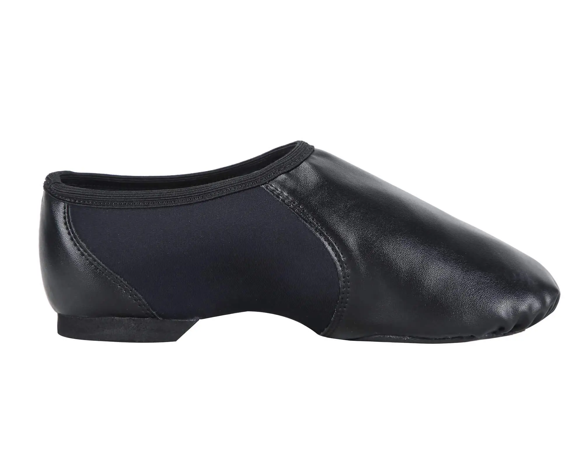 Dynadans Unisex PU Leather Upper Slip-on Jazz Shoe with Circle Elastic for Women and Men's Dance Shoes 4
