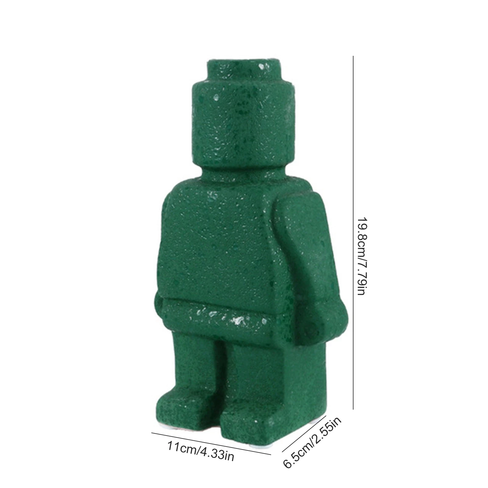 Hot European Resin Statue Creativity Block Man TV Cabinet Desktop Flower Vase Modern Home Decoration Accessories for Living Room 5