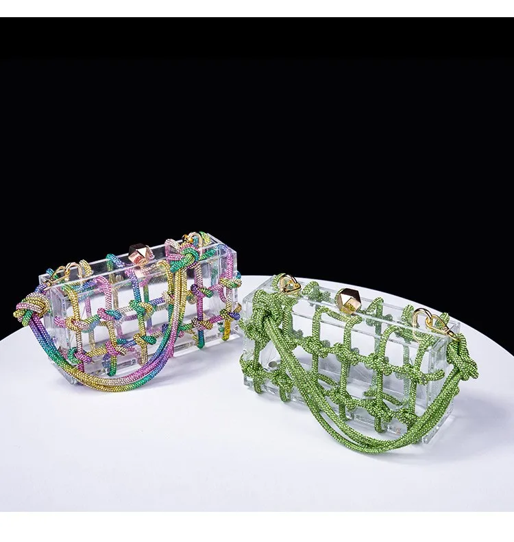 Acrylic Box Bag in Use