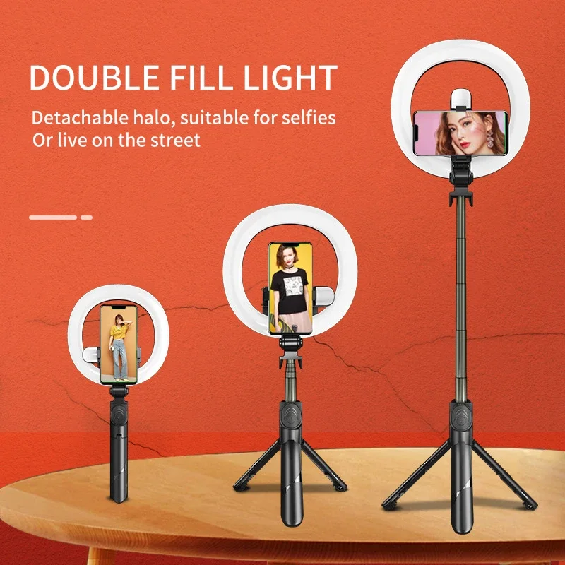 

Mini Webcam Ring Beauty Portable Handheld Live Makeup Phone Fill Light Lamp