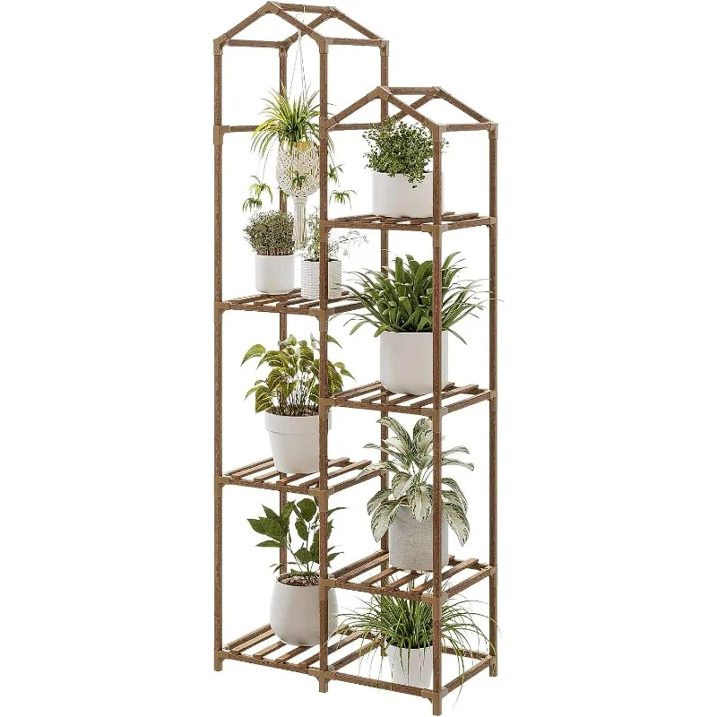 Plant Stands for Indoor Plants Multiple Large Wood Plant Shelf Boho Home Decor Gardening Gifts