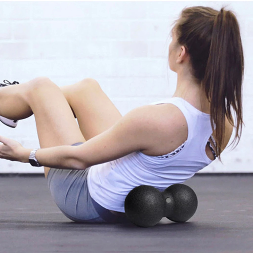 Massage Ball Yoga Foam Ball Roller Peanut Ball Epp High Density Body Massage Lacrosse Muscle Release Fascia Therapy Pilates Back/neck/foot massage ball fascia ball