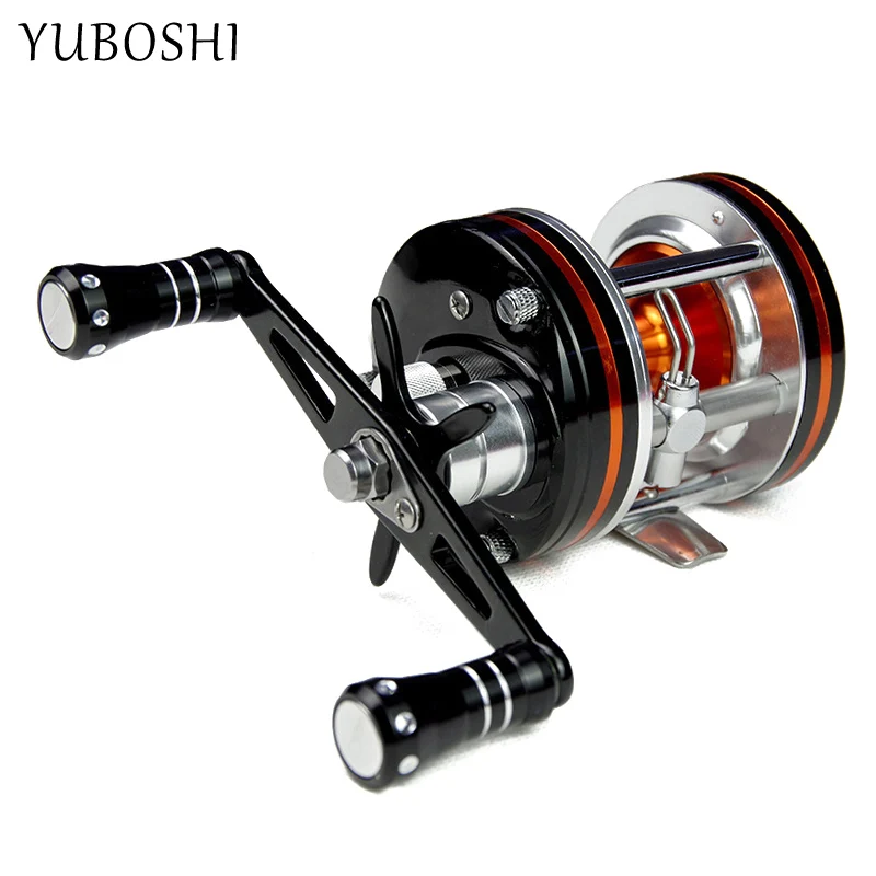 YUBOSHI Hot Sell Gear Ratio 5.3:1 High Speed Cast Fishing Reel Max Drag 9kg  Alloy Spool Drum Fishing Wheel Pesca