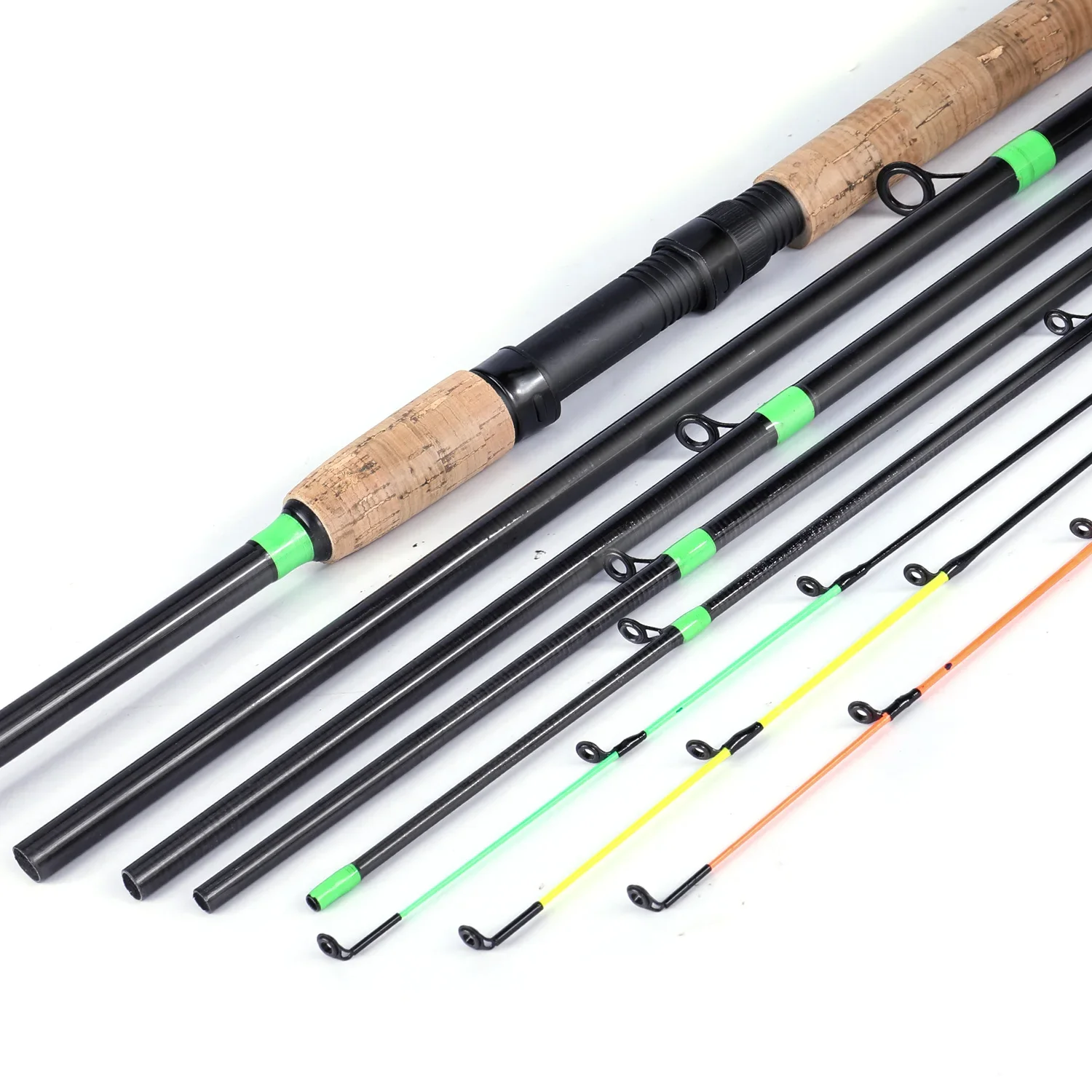 Sougayilang Feeder Fishing Rod Cork Handle Carbon Fibre Spinning Fishing  Rods 3M L M H Power 30-120g Lure Weight Carp Pole Pesca - AliExpress
