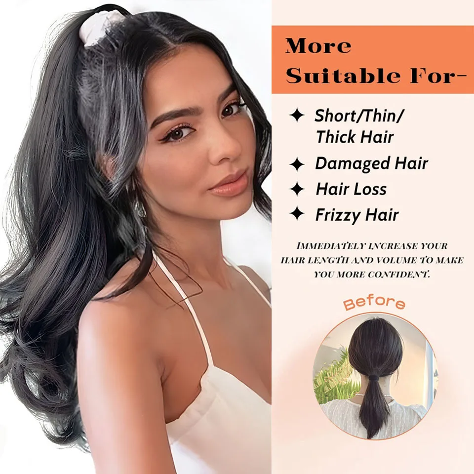 Synthetic Curly Ponytail Wig for Women