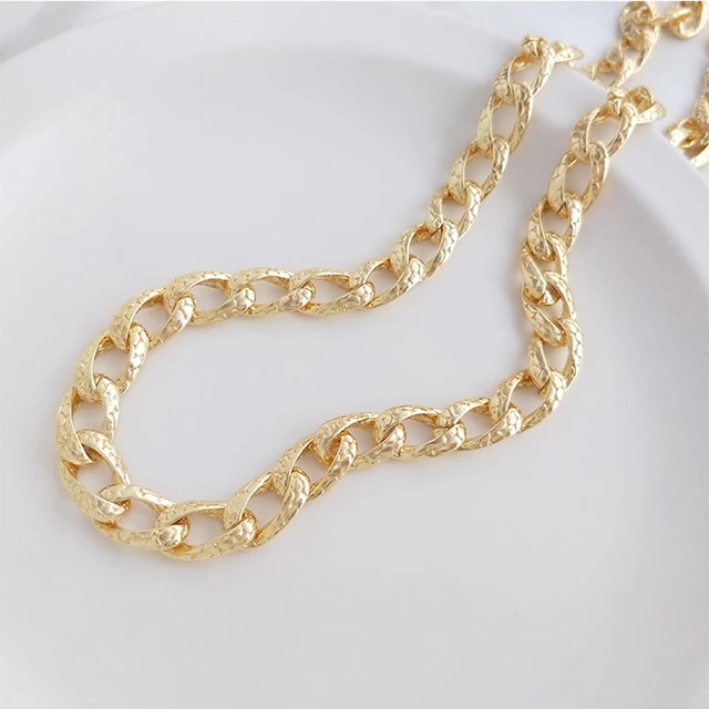 14k Gold Color Plated Brass Chains Star Heart Link Copper Diy Jewelry  Findings For Women Necklace Bracelet Making Supplies - Jewelry Findings &  Components - AliExpress
