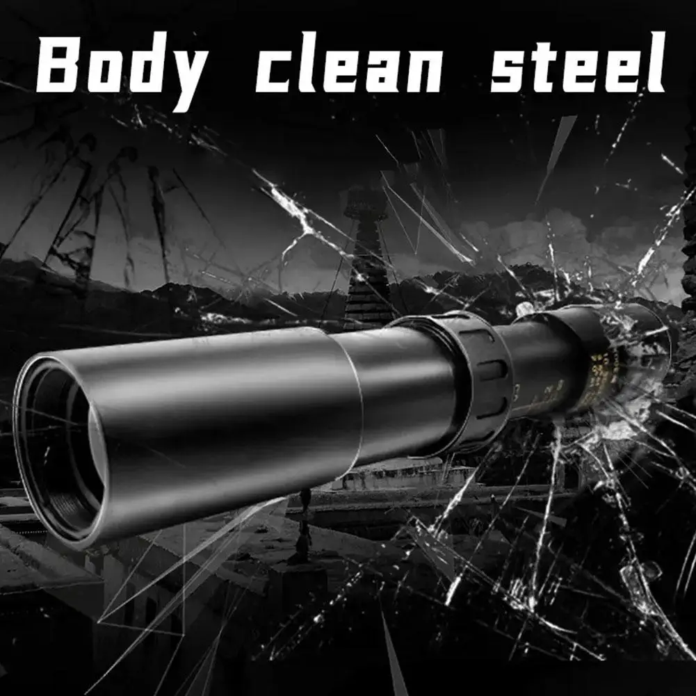 10-300X40 Metal Continuous Zoom Monocular Mobile Phone Camera Adjustable High-definition Telescope Hunt Tourism Scope Outdoor 2