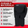 Boxing gloves, professional training sparring, explosion-proof leather, Muay Thai, MMA, Kickboxing, multi-layer sweat absorption 3
