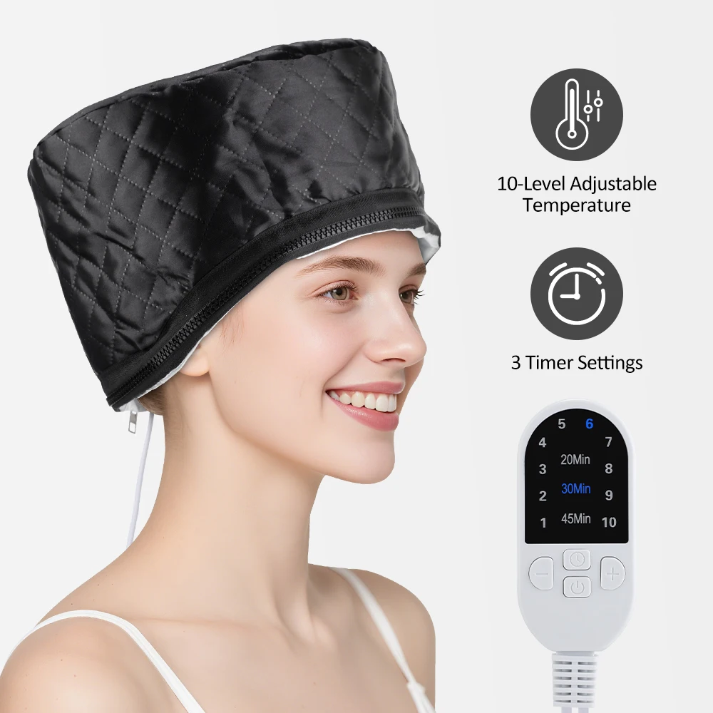Electric Thermal Hair Steaming Cap for Salon Hair Care