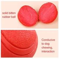 MADDEN S-XL Sizes Solid Rubber Balls Bouncy Ball Bite Resistant Indestructible Dog Training Interactive Ball Pet Toy Molar Ball 2