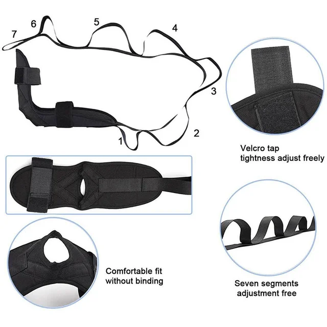 Fascia Stretcher Finally Flexible Again Yoga Strap Belt Trainning And Exercise Stroke Hemiplegia Rehabilitation Leg Stretcher 5
