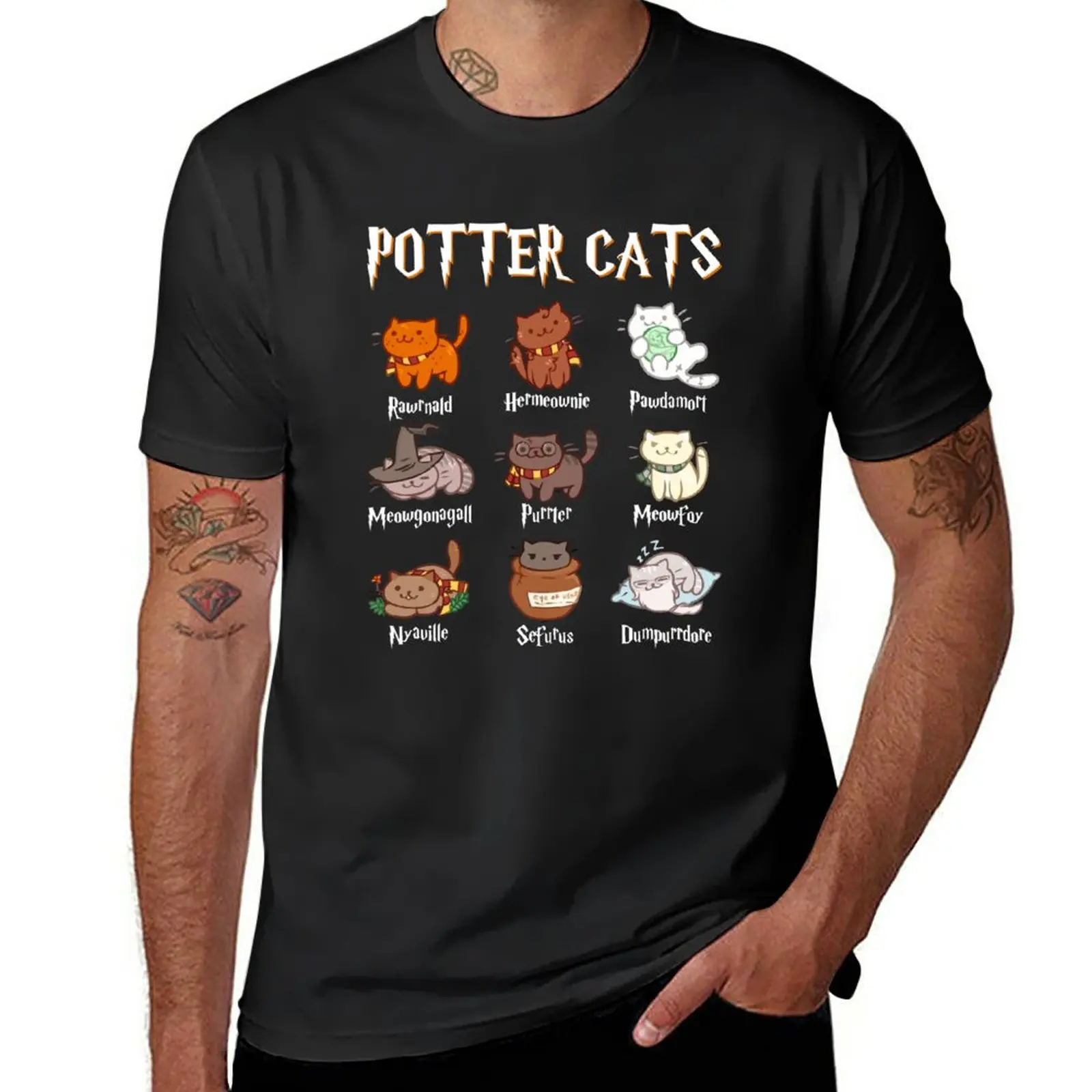 

Best Seller Kitten Lovers - Potter Cats T-Shirt plain plus size tops Blouse mens big and tall t shirts