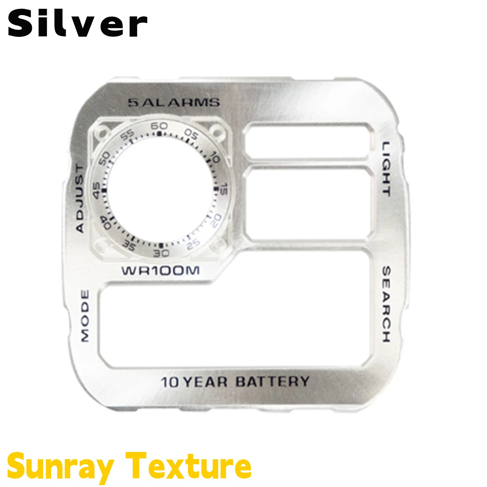 Sunray Texture Watch Dial - Premium Metal Faceplate