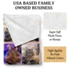 Retro Anime-themed Flannel Blanket Multi-purpose Stain-resistant Knitted Bedding with Digital Print - Dry Clean Only All Seasons 5