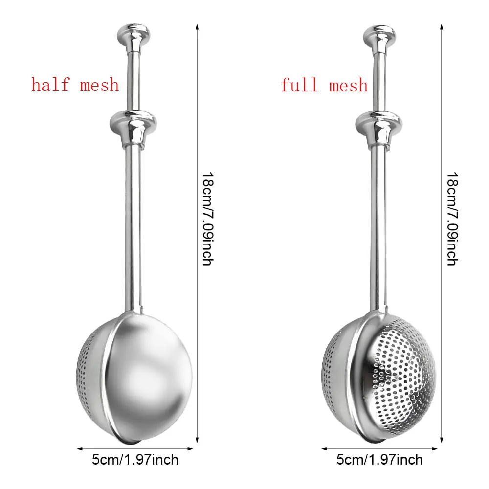 Tea Infuser Tea Strainer Tea Filter Stainless Steel Tea Strainer 2pcs Fine Mesh Infuser Spoon Strainer Loose Leaf Steeper