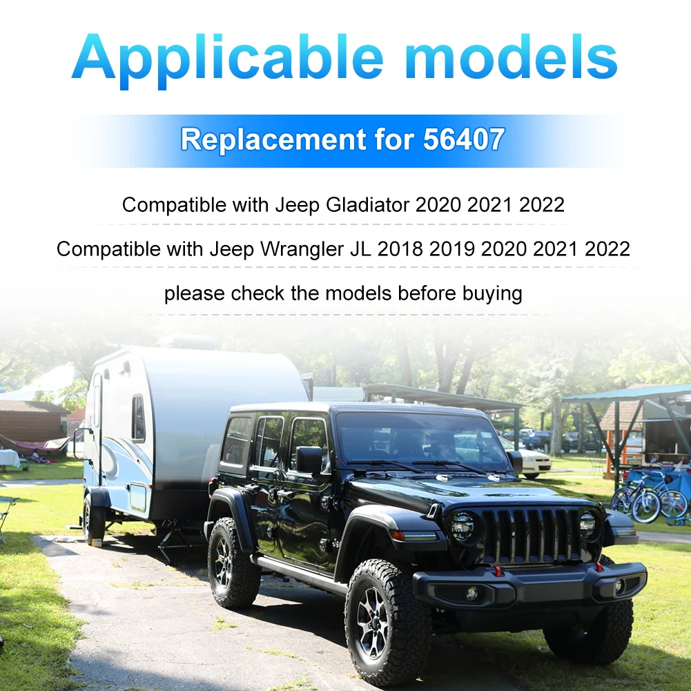 4-pin Harness Trailer Connector For Jeep Wrangler Jl-Trailer lines For Jeep Gladiator-56407
