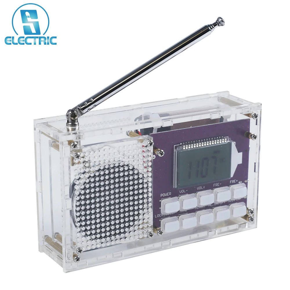 FM MW SW Wireless Radio Receiver Module DIY Electronic Digital Clock