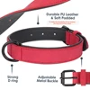 PU Leather Dog Collar Soft Padded Dog Collars Necklace Adjustable Pet Necklace For Small Medium Large Dogs Pitbull Labrador Pug 3